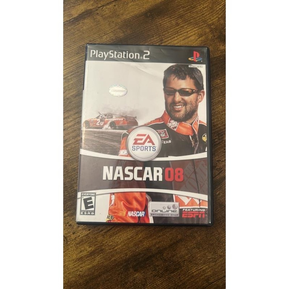 NASCAR 08 Sony PlayStation 2 PS2 EA Sports Racing Game Complete CIB Tony Stewart